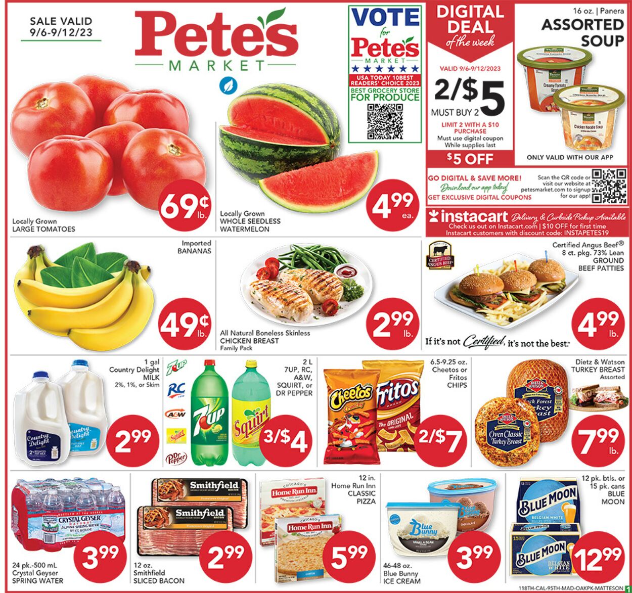 Catalogue Pete's Fresh Market from 09/06/2023
