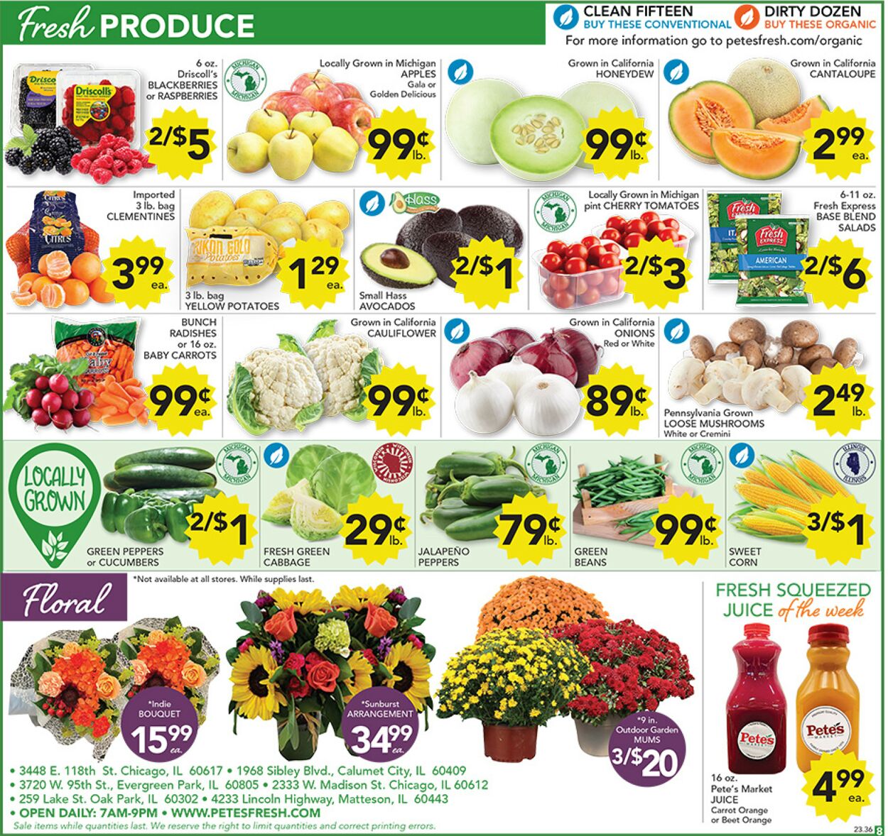 Catalogue Pete's Fresh Market from 09/06/2023