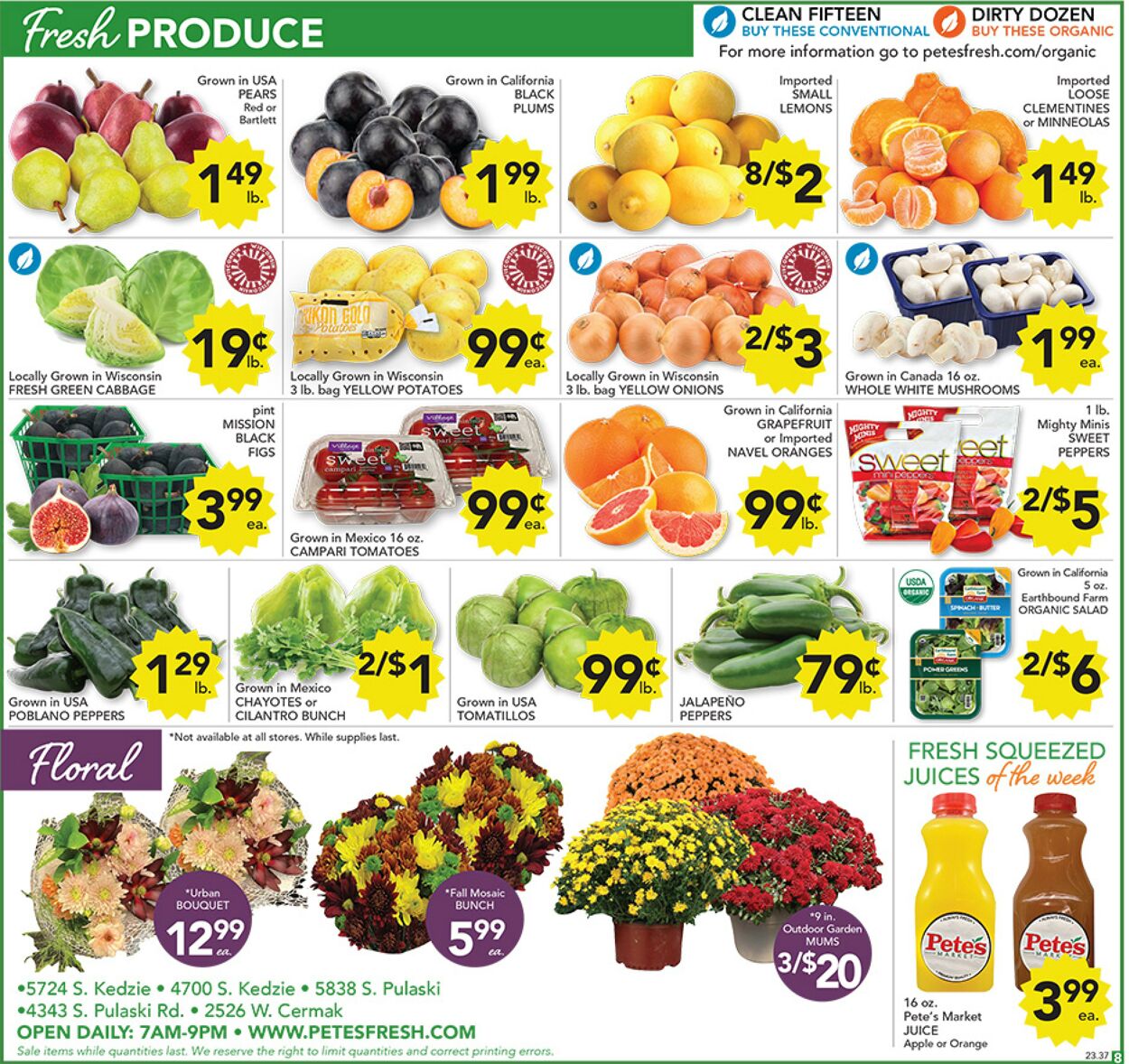 Catalogue Pete's Fresh Market from 09/13/2023