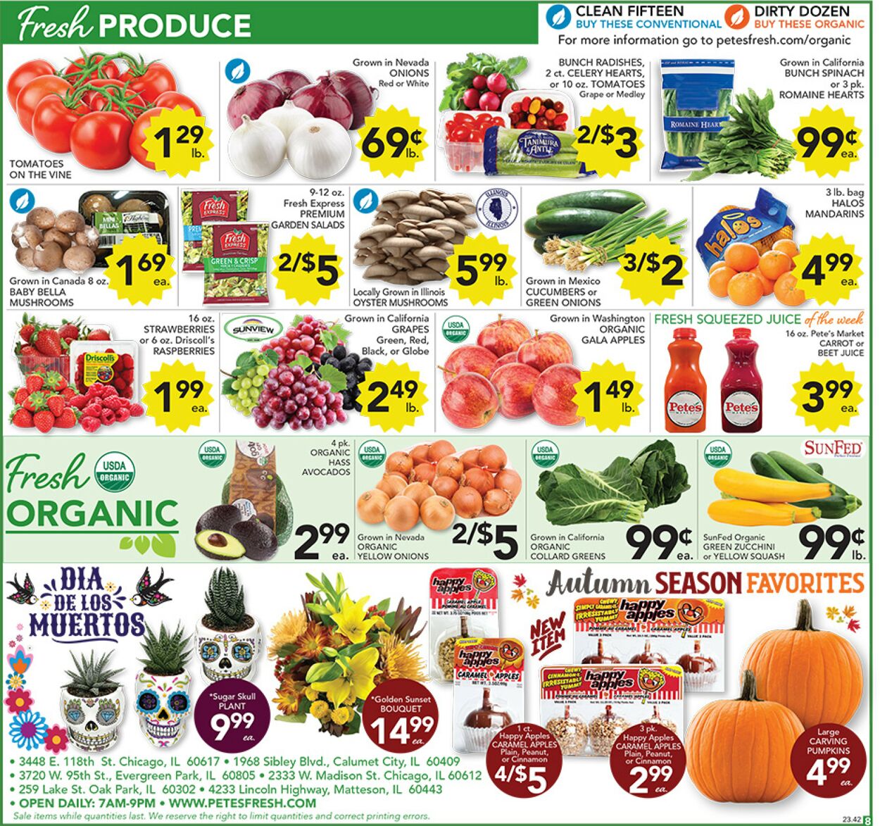 Catalogue Pete's Fresh Market from 10/18/2023