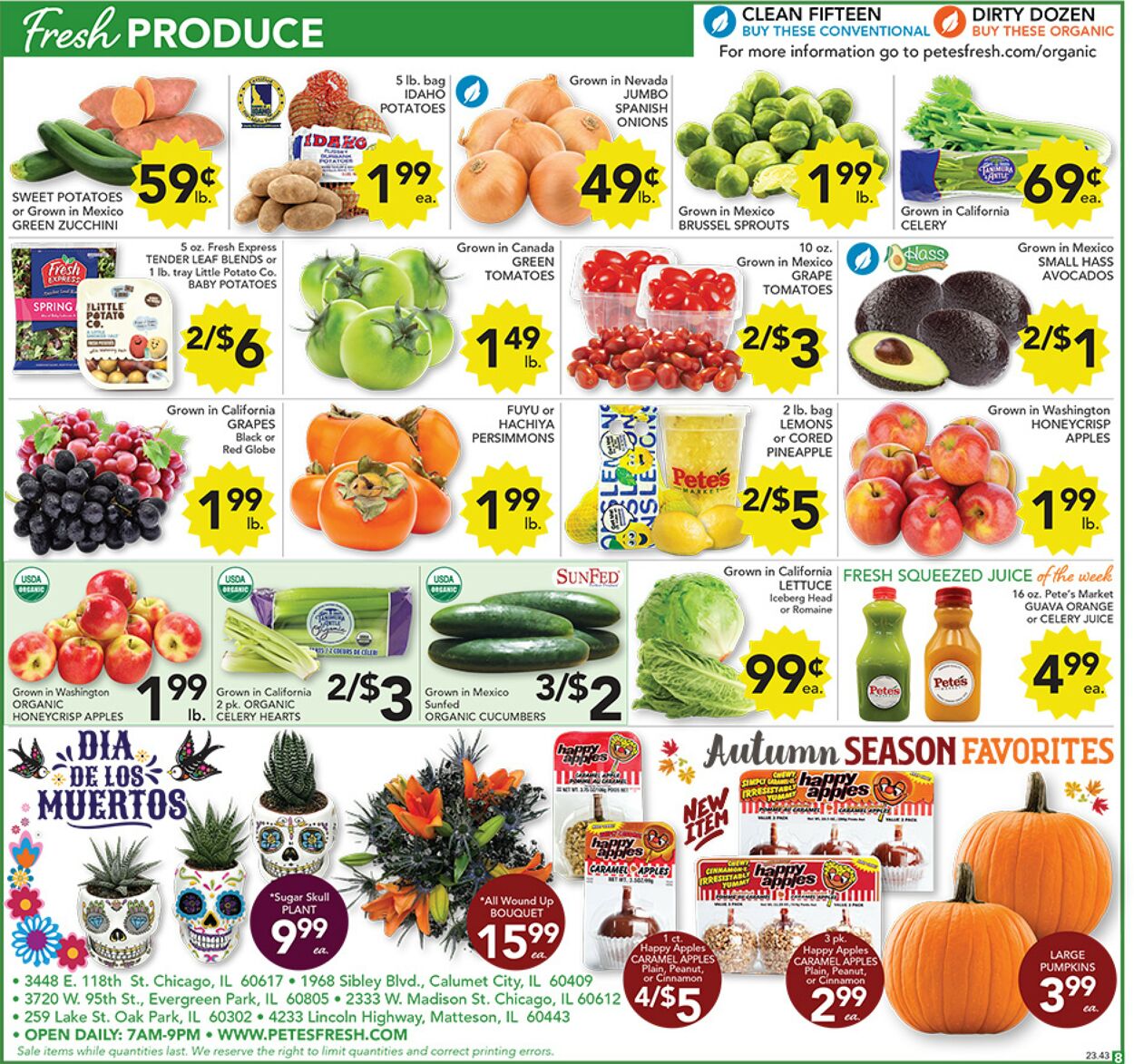 Catalogue Pete's Fresh Market from 10/25/2023