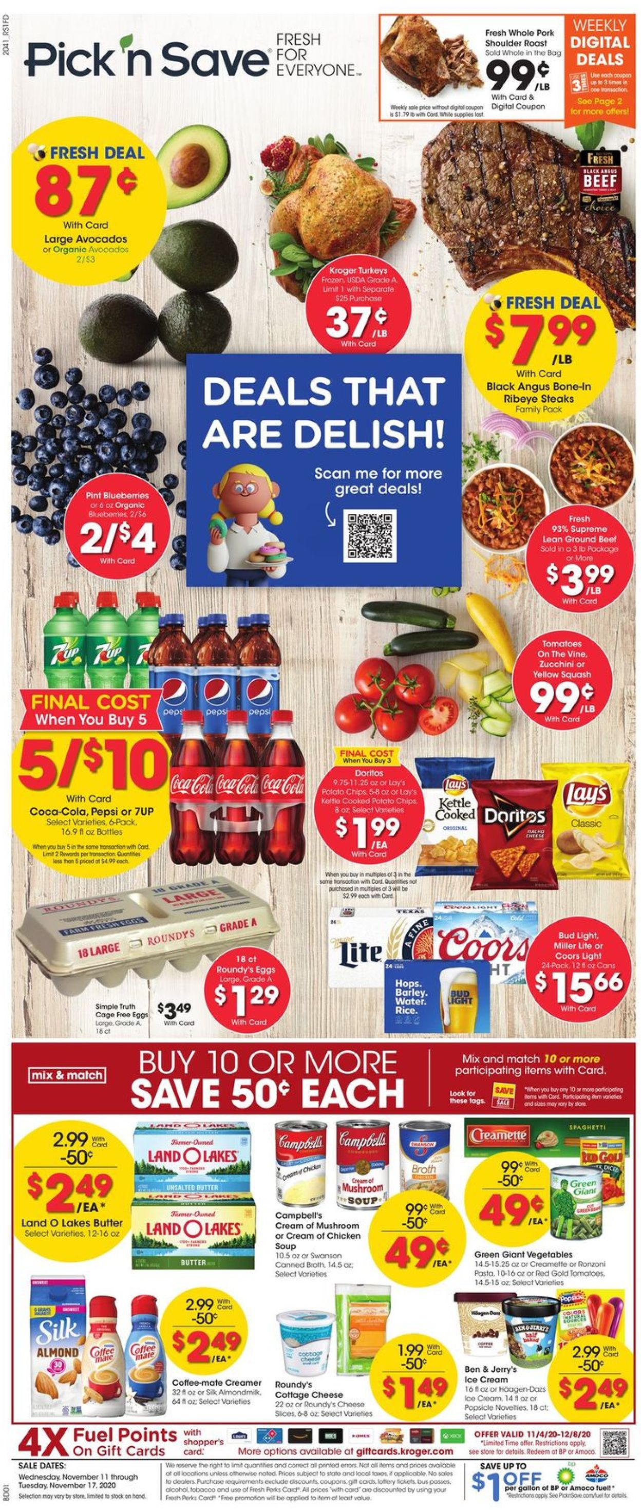 Pick ‘n Save Current weekly ad 11/11 11/17/2020