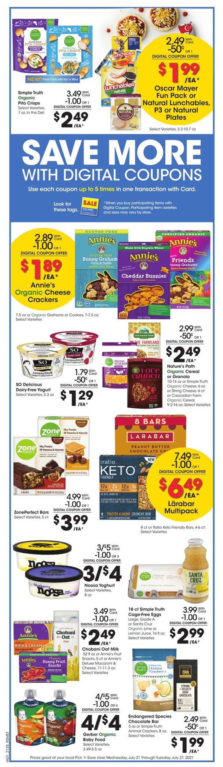 Catalogue Pick ‘n Save from 07/21/2021