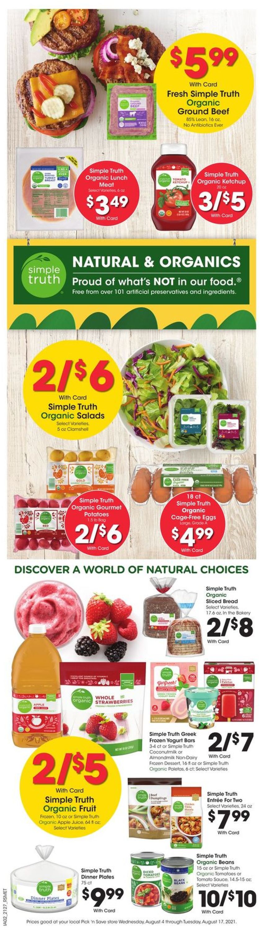 Catalogue Pick ‘n Save from 08/04/2021