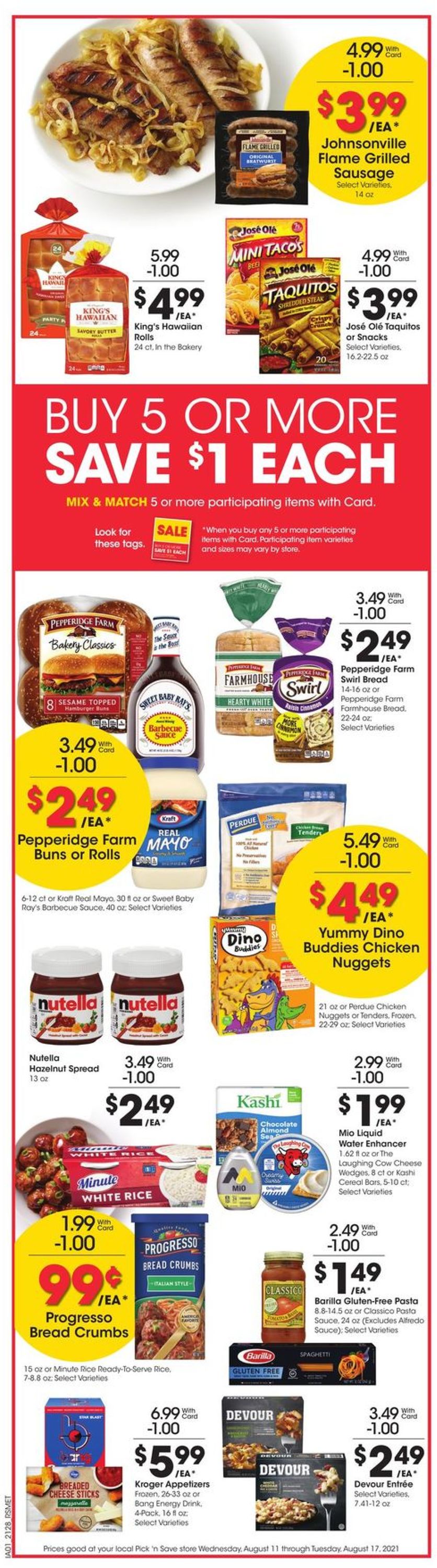 Catalogue Pick ‘n Save from 08/11/2021