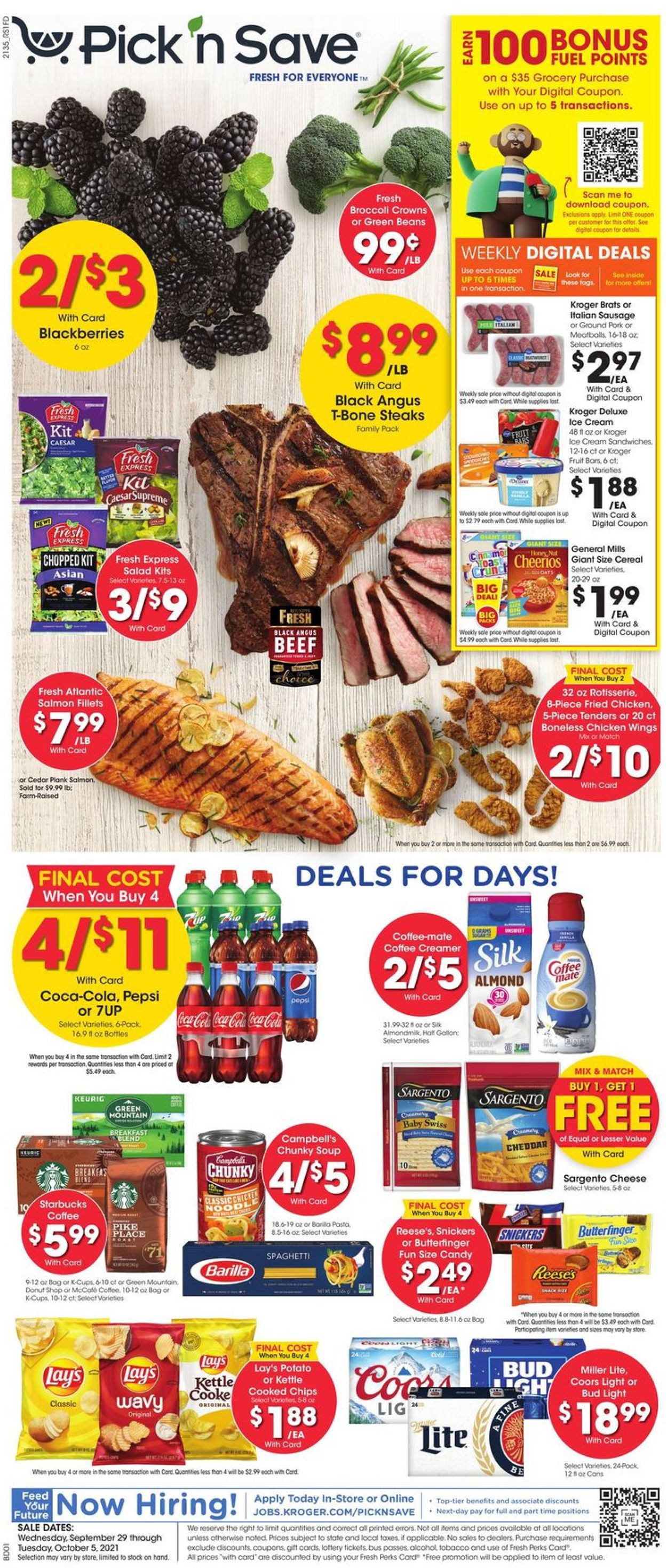 Catalogue Pick ‘n Save from 09/29/2021