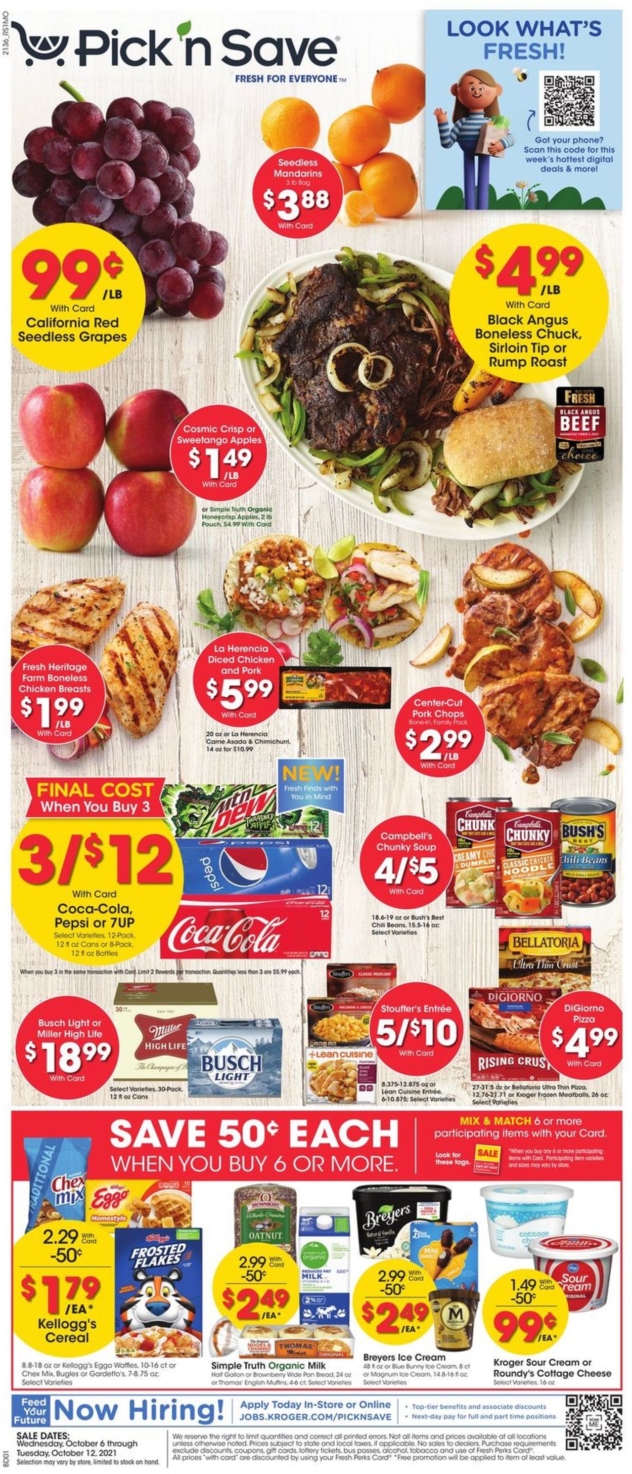 Catalogue Pick ‘n Save from 10/06/2021