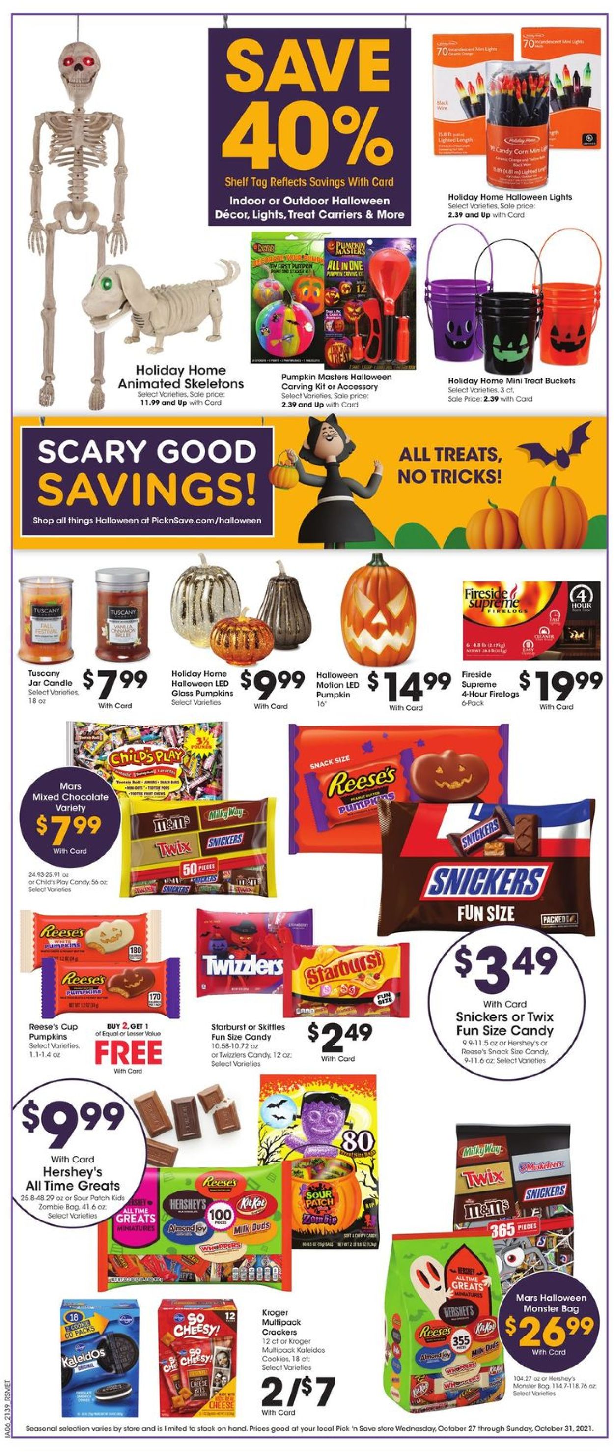 Catalogue Pick ‘n Save HALLOWEEN 2021 from 10/27/2021