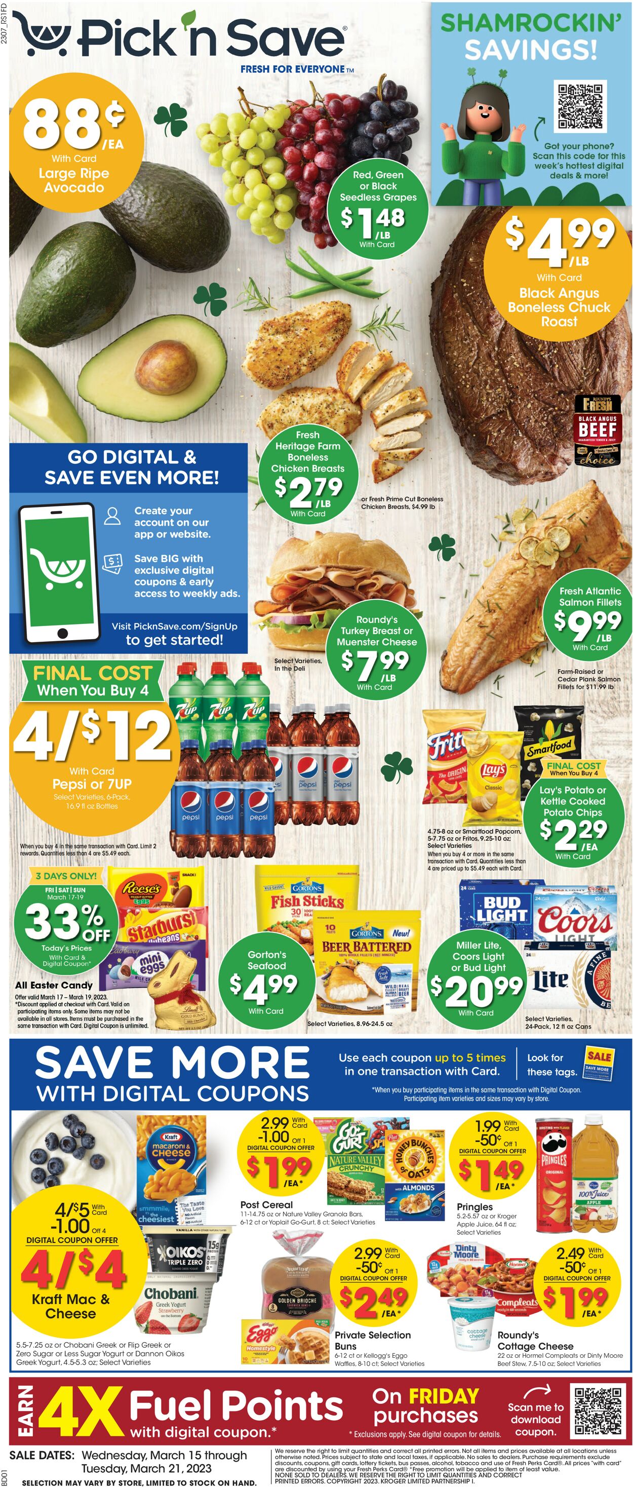 Catalogue Pick ‘n Save from 03/15/2023