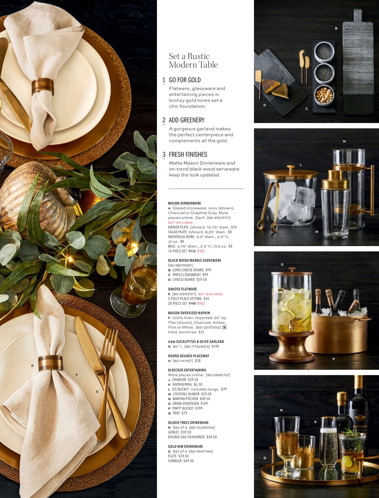 Catalogue Pottery Barn - Early Holiday Ad 2019 from 11/12/2019