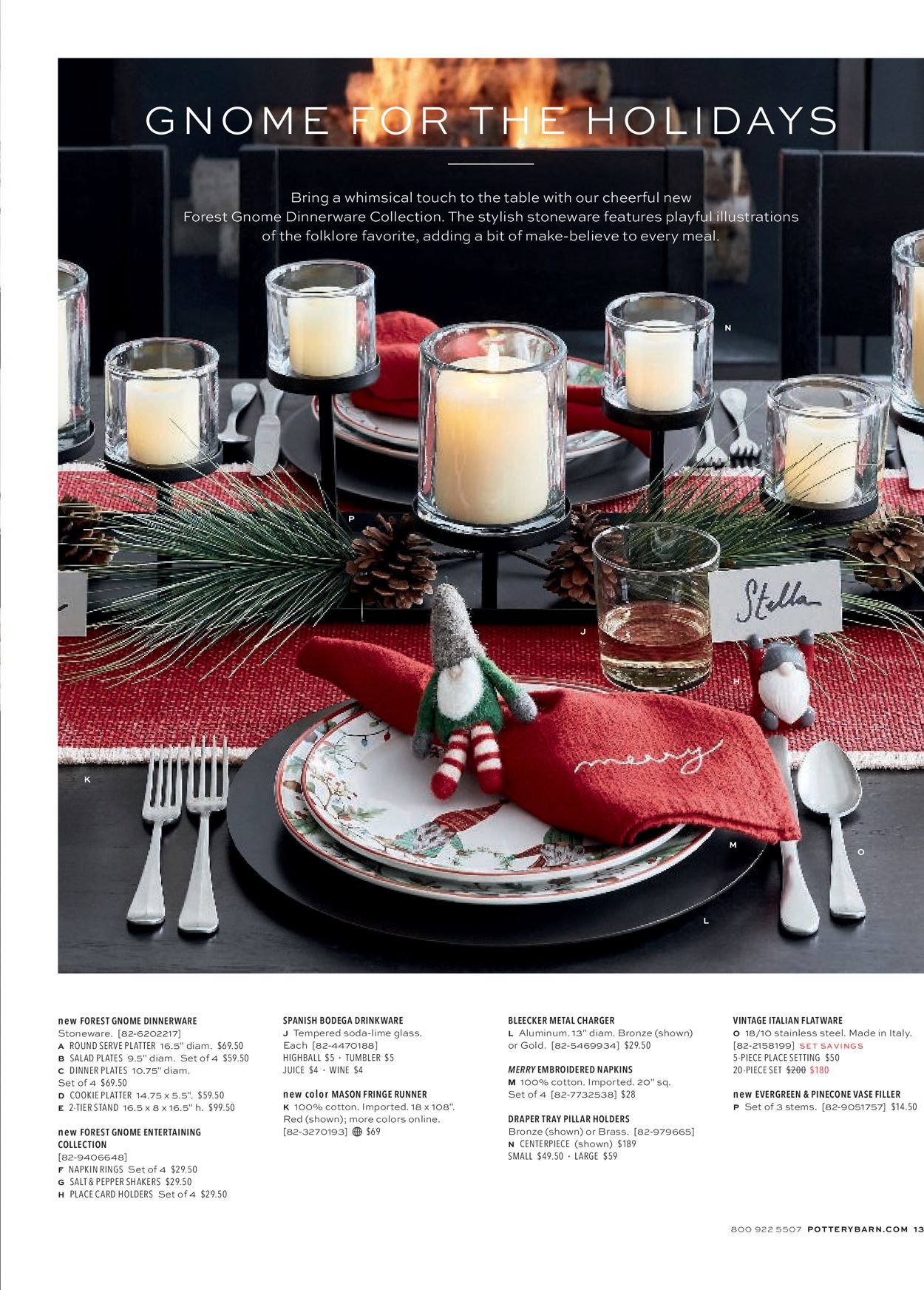 Catalogue Pottery Barn Holiday 2020 from 11/07/2020