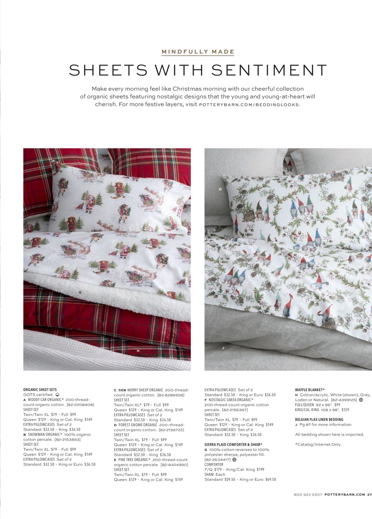 Catalogue Pottery Barn Holiday 2020 from 11/07/2020