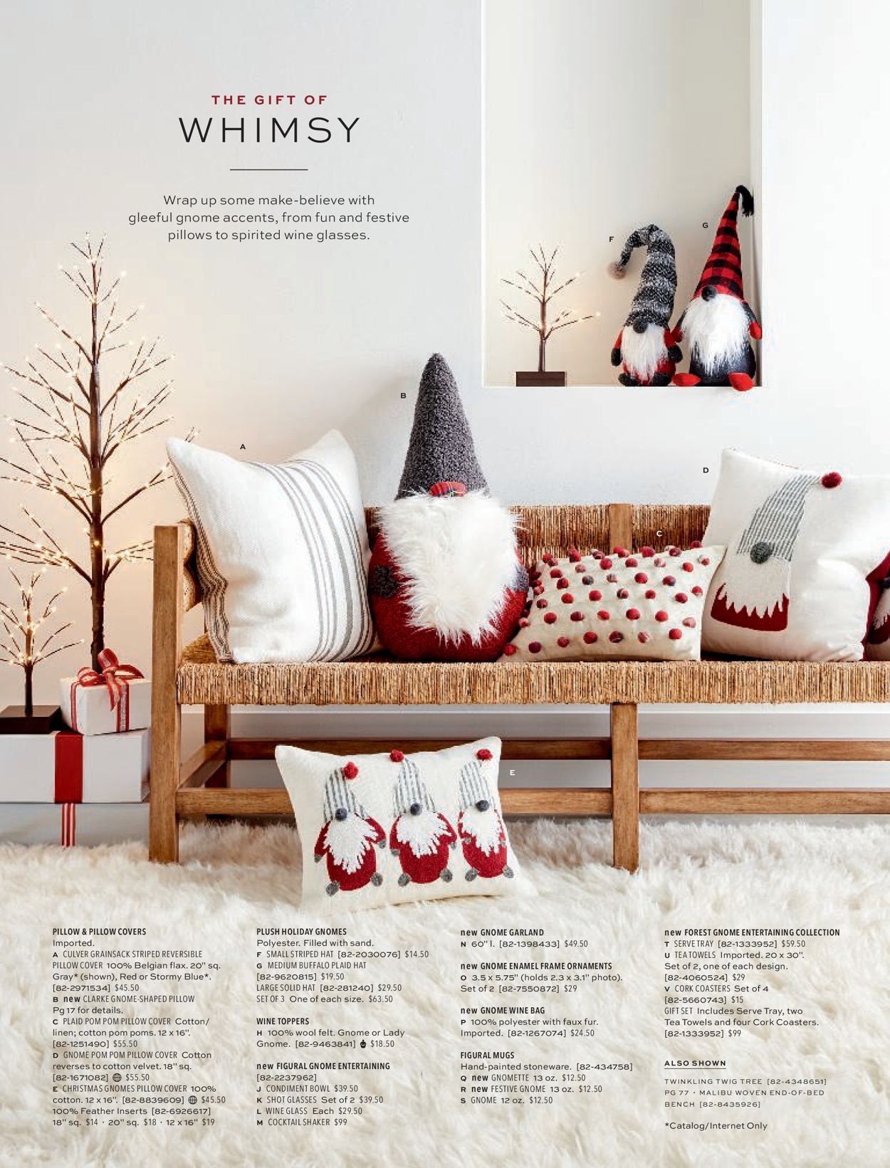 Catalogue Pottery Barn Holiday 2020 from 11/07/2020