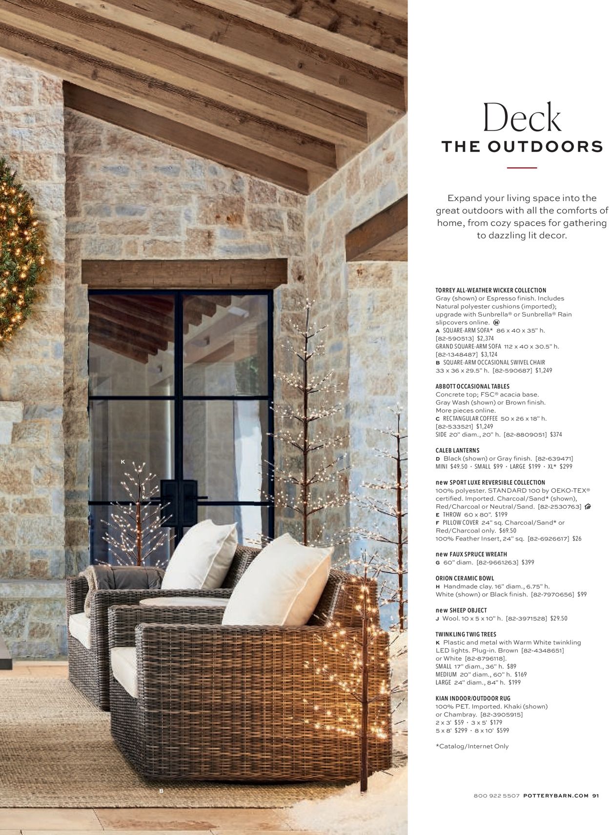 Catalogue Pottery Barn Holiday 2020 from 11/07/2020