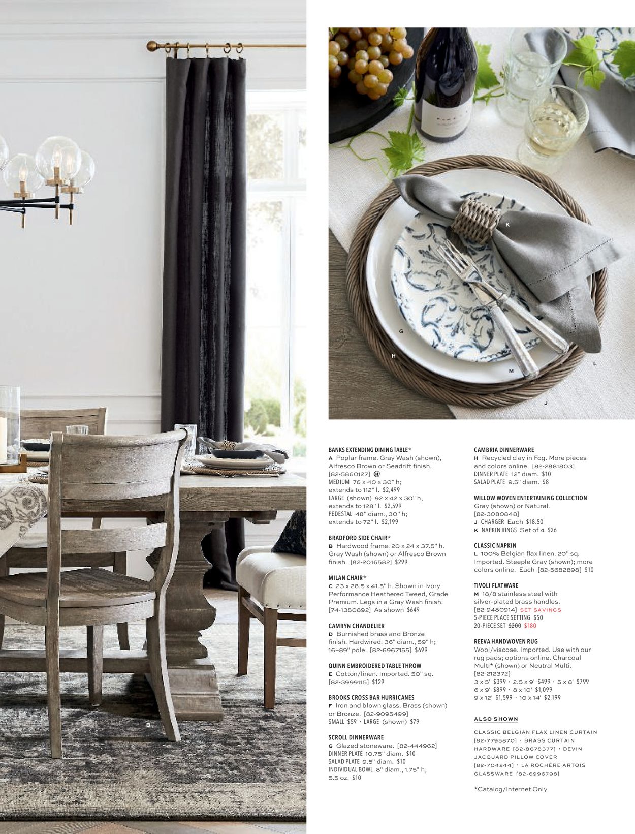 Catalogue Pottery Barn Holiday 2020 from 11/07/2020