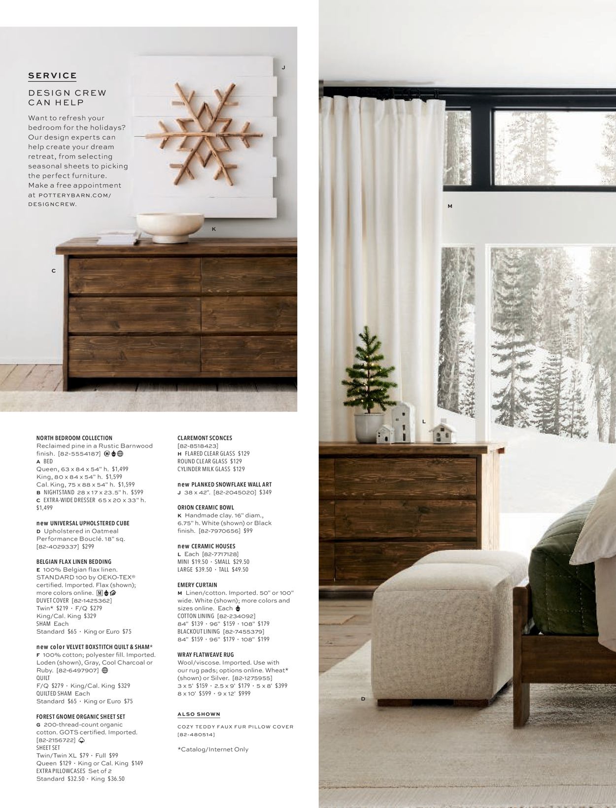 Catalogue Pottery Barn Holiday 2020 from 11/07/2020