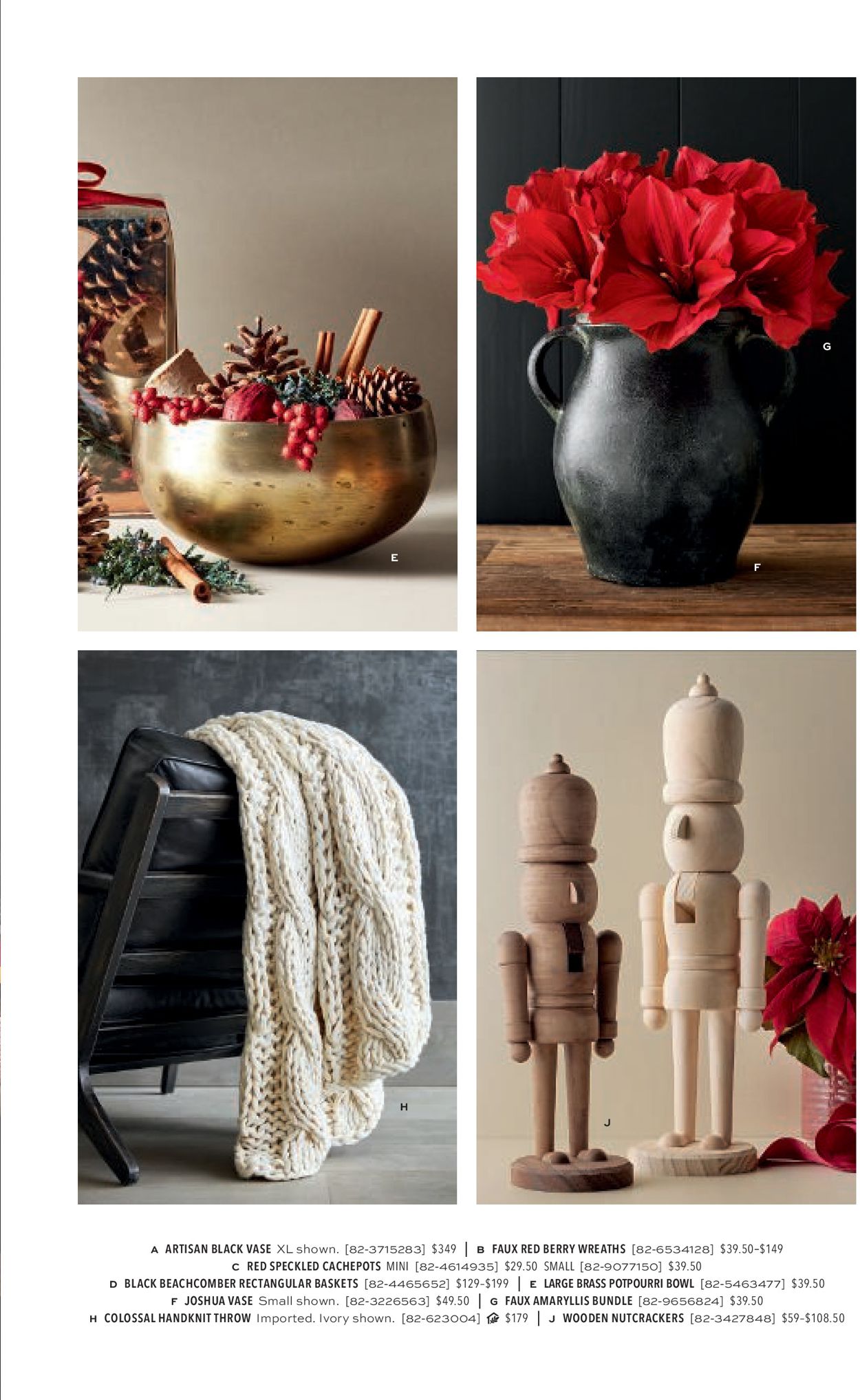 Catalogue Pottery Barn HOLIDAY 2021 from 11/05/2021