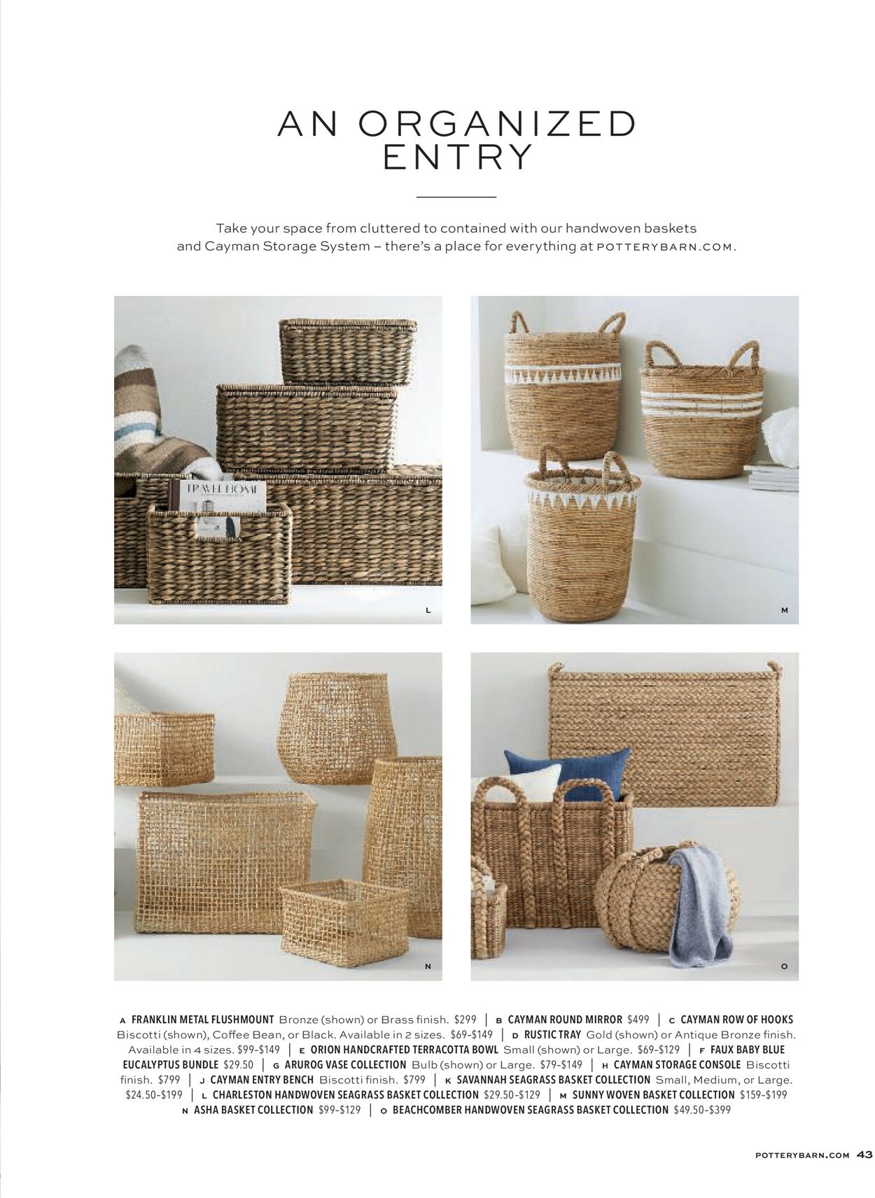 Catalogue Pottery Barn from 02/24/2023