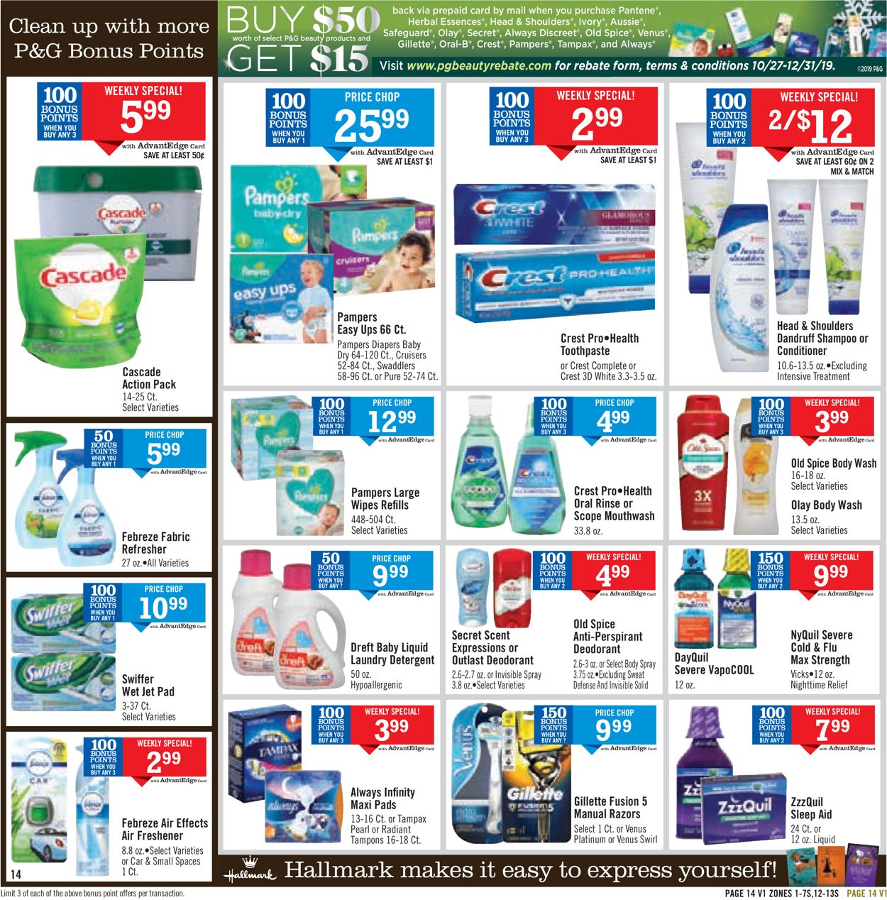 Catalogue Price Chopper from 10/27/2019