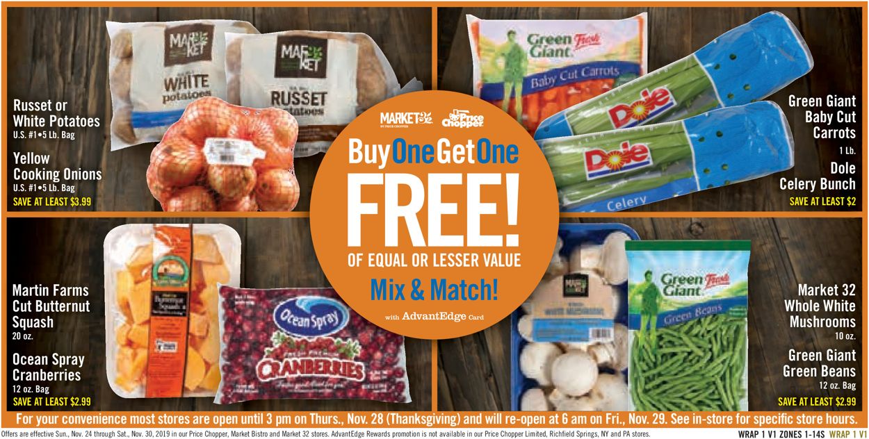 Catalogue Price Chopper - Thanksgiving Ad 2019 from 11/24/2019