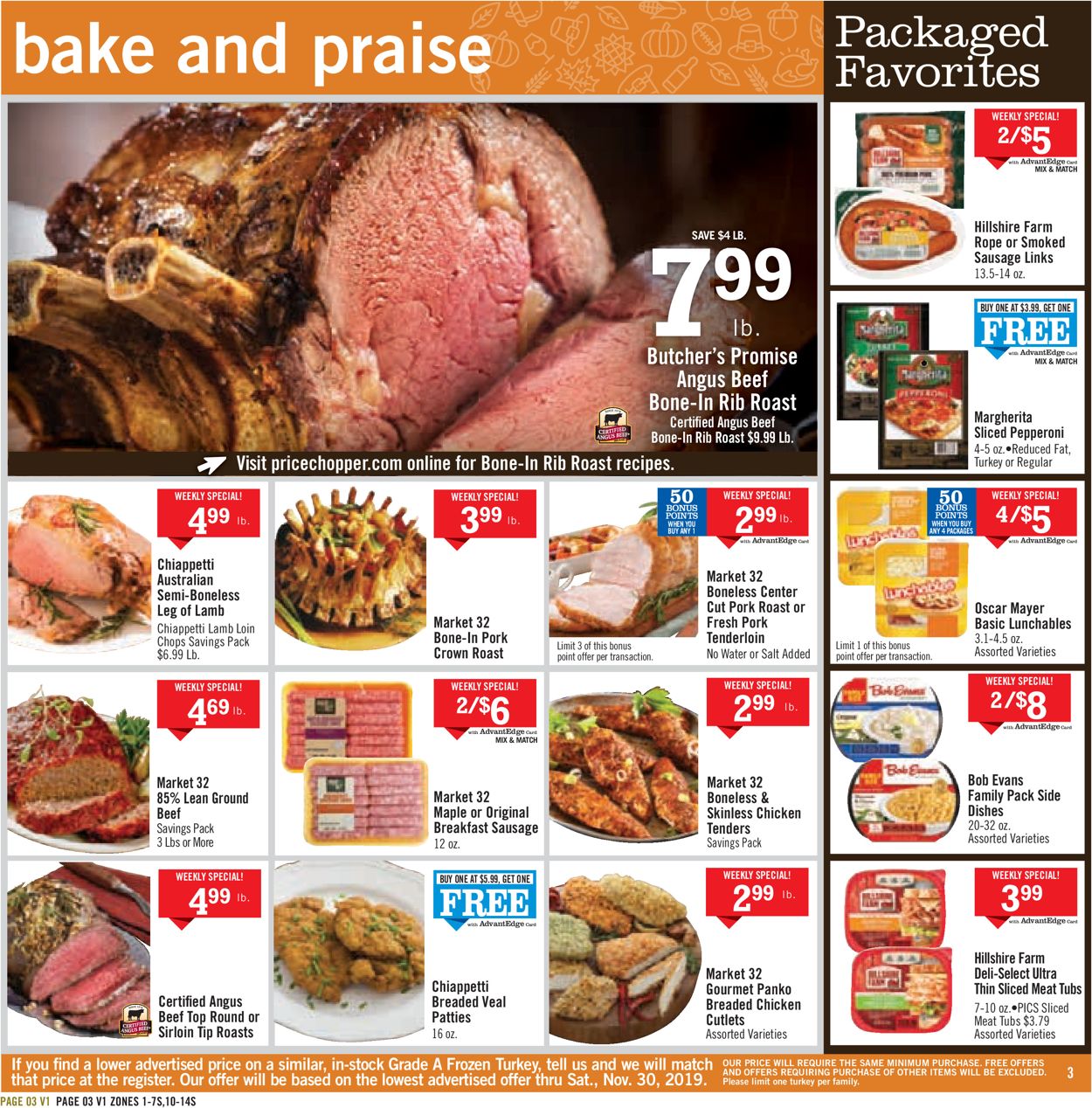 Price Chopper Thanksgiving Ad 2019 Current weekly ad 11/24 11/30