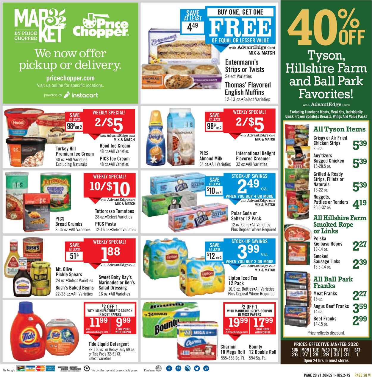 Catalogue Price Chopper from 01/26/2020