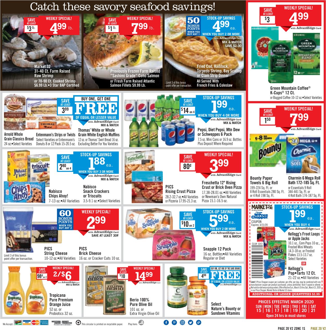 Catalogue Price Chopper from 03/15/2020