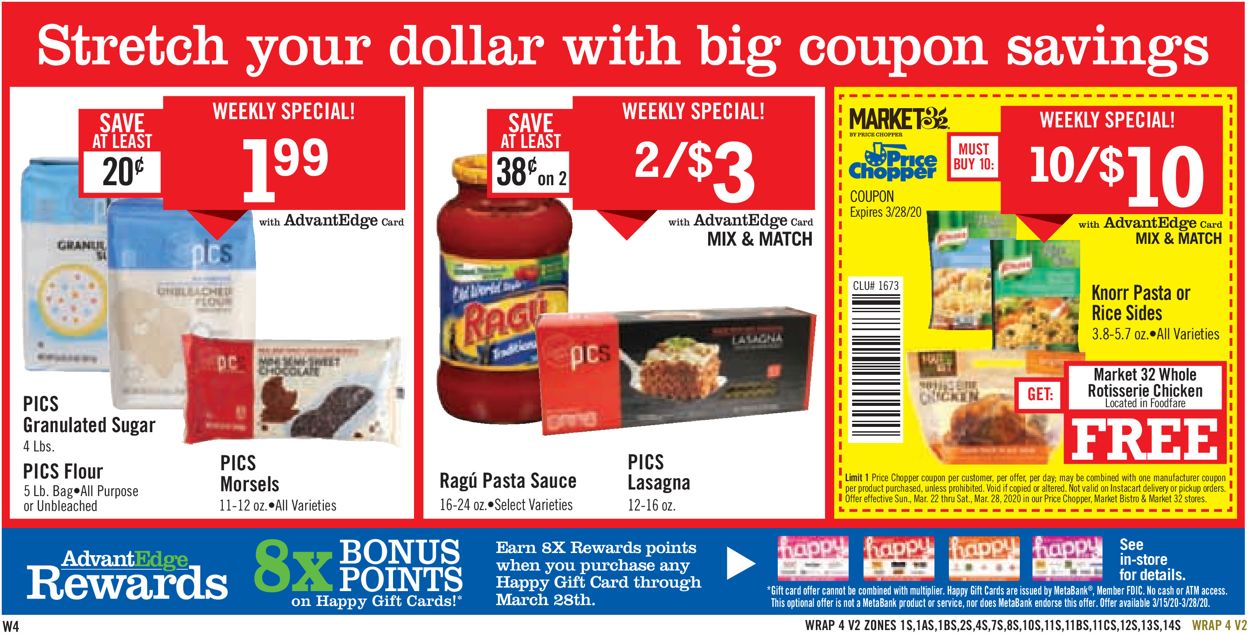 Catalogue Price Chopper from 03/22/2020