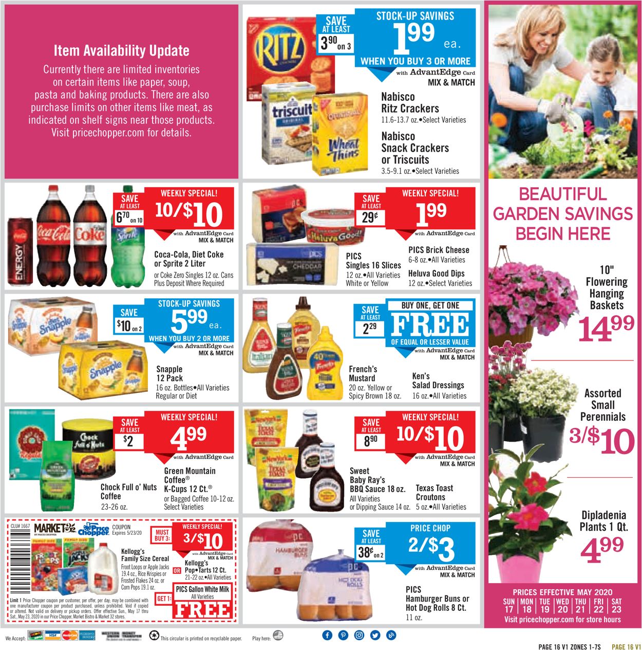 Catalogue Price Chopper from 05/17/2020