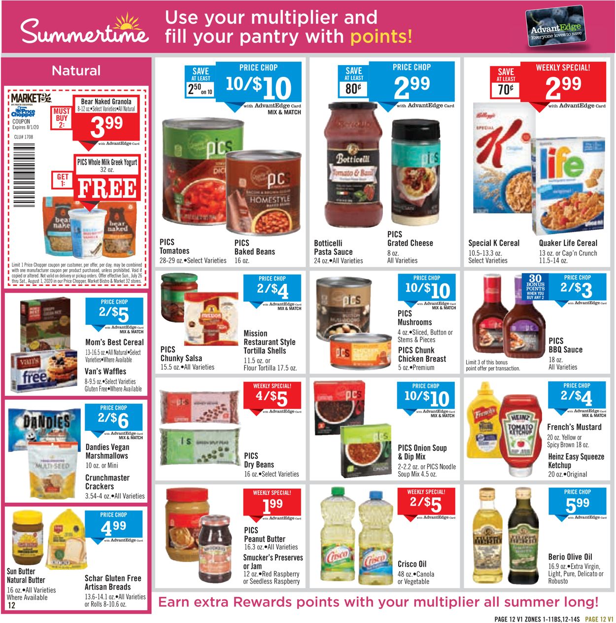 Catalogue Price Chopper from 07/26/2020
