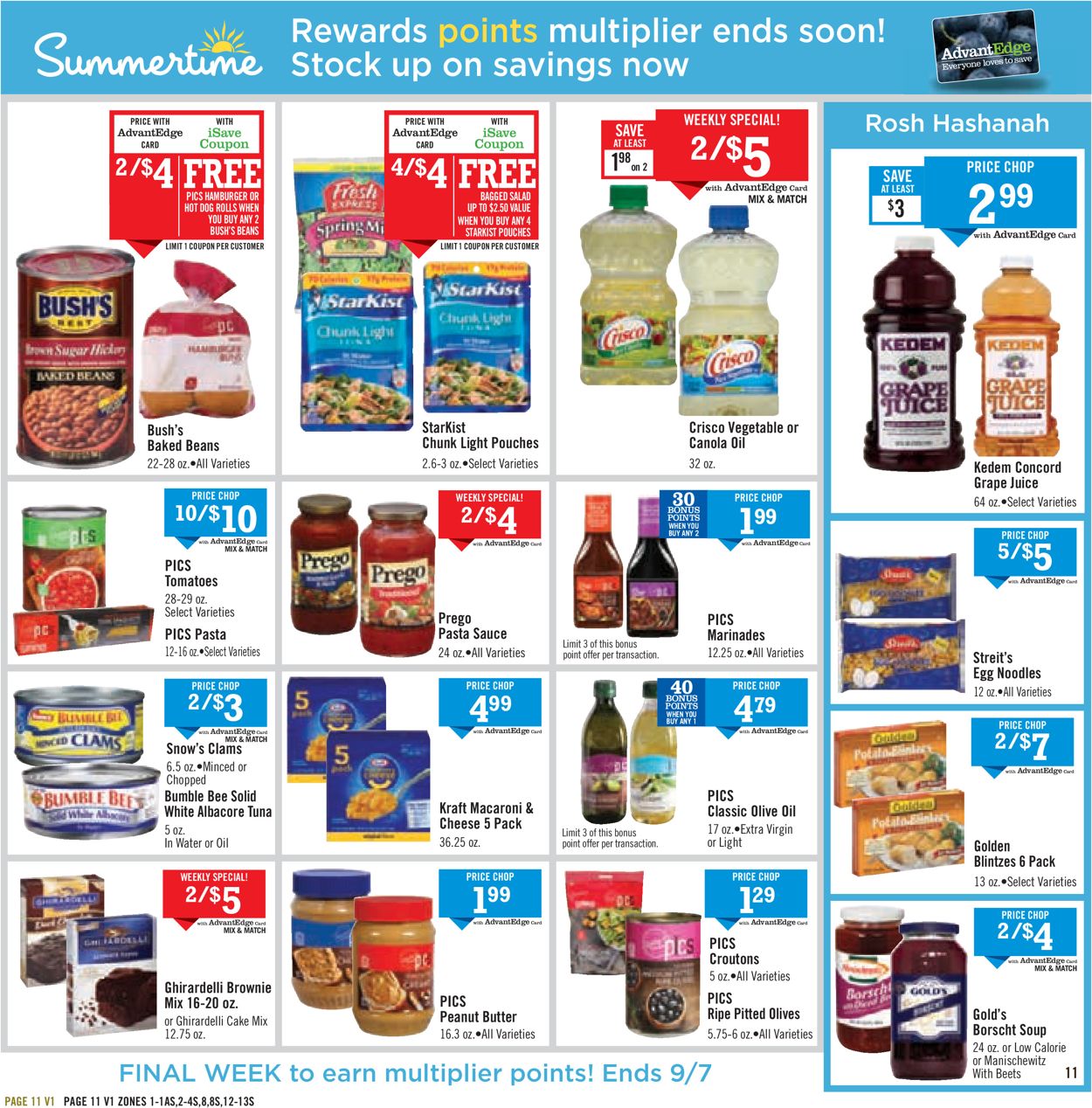 Catalogue Price Chopper from 08/30/2020