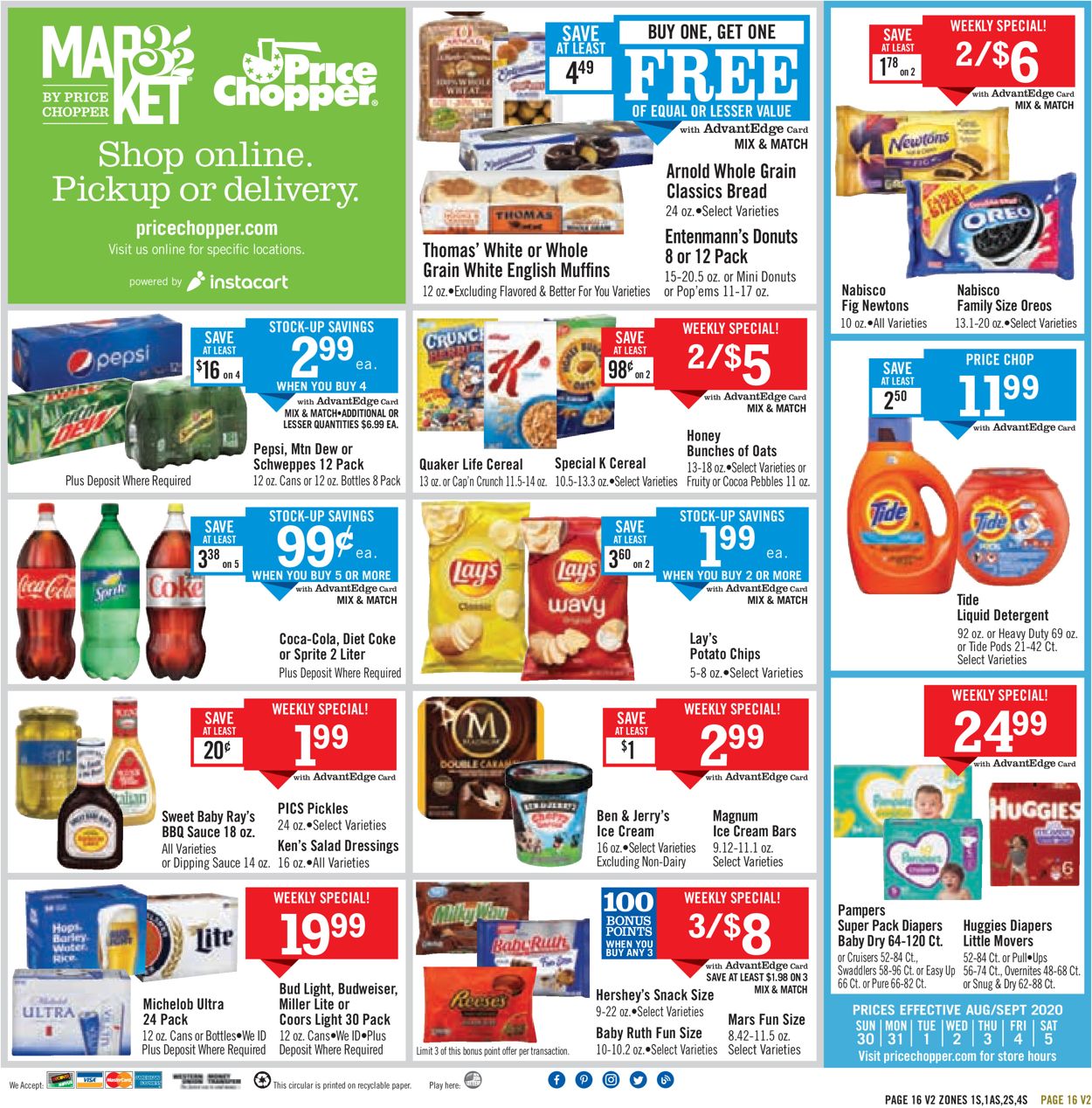 Catalogue Price Chopper from 08/30/2020