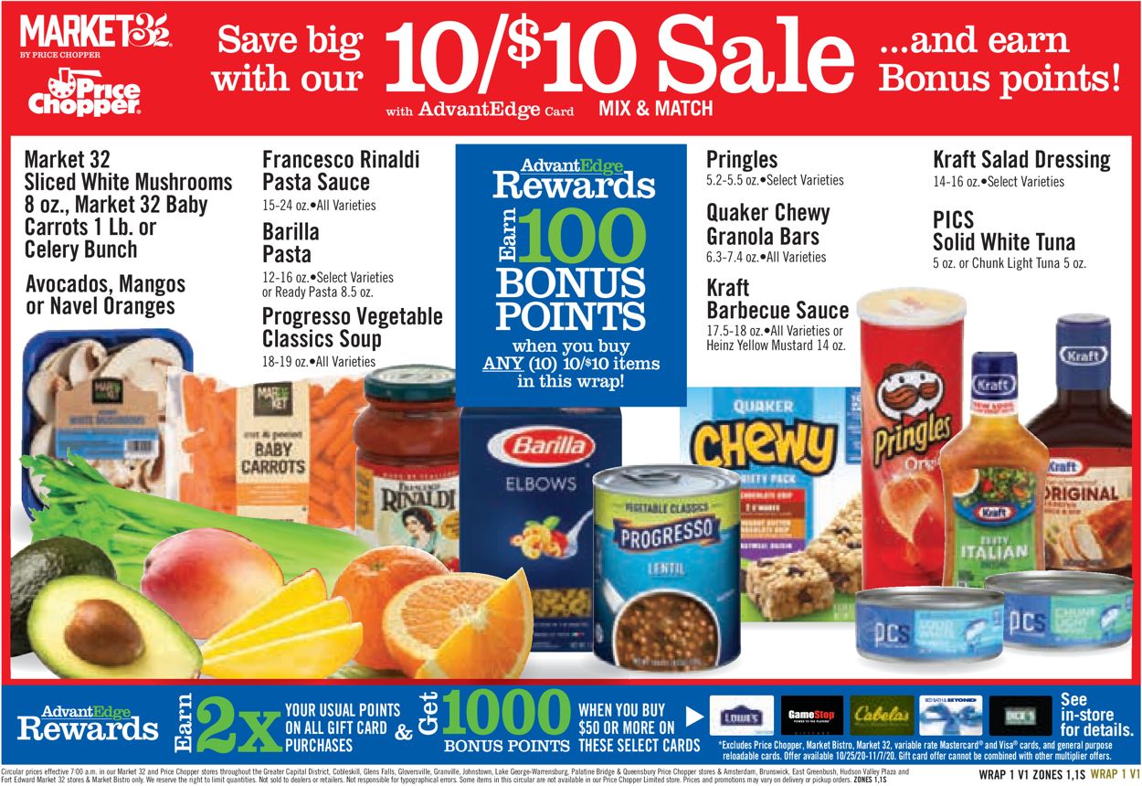 Catalogue Price Chopper from 10/25/2020