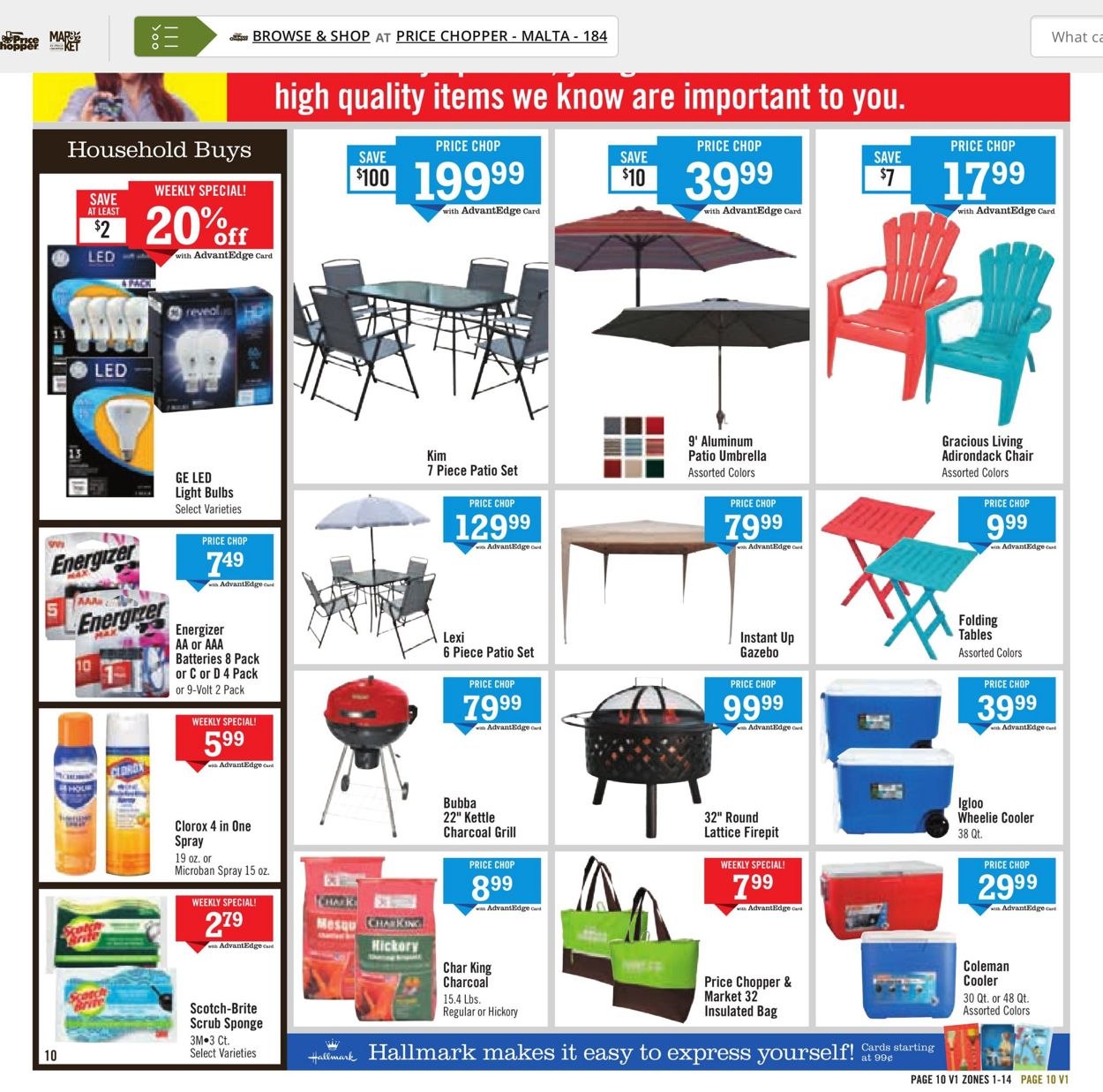 Catalogue Price Chopper from 05/16/2021