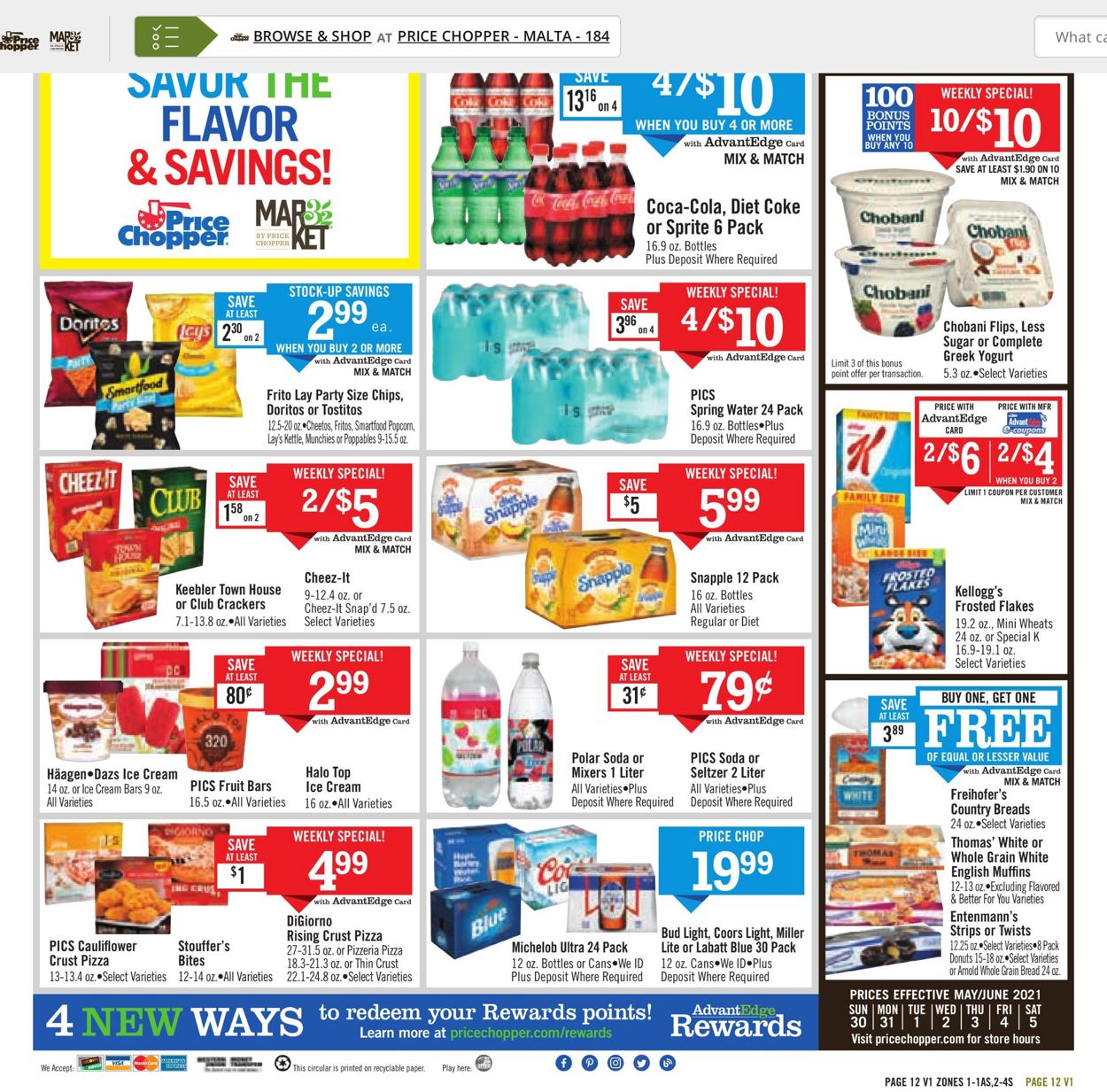 Catalogue Price Chopper from 05/30/2021