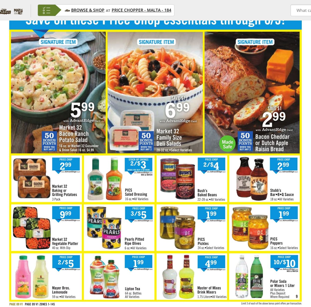 Catalogue Price Chopper from 06/27/2021