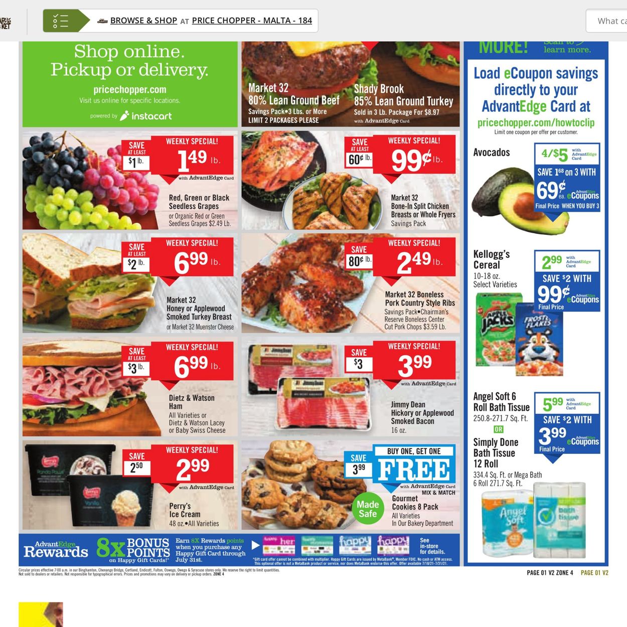 Catalogue Price Chopper from 07/18/2021