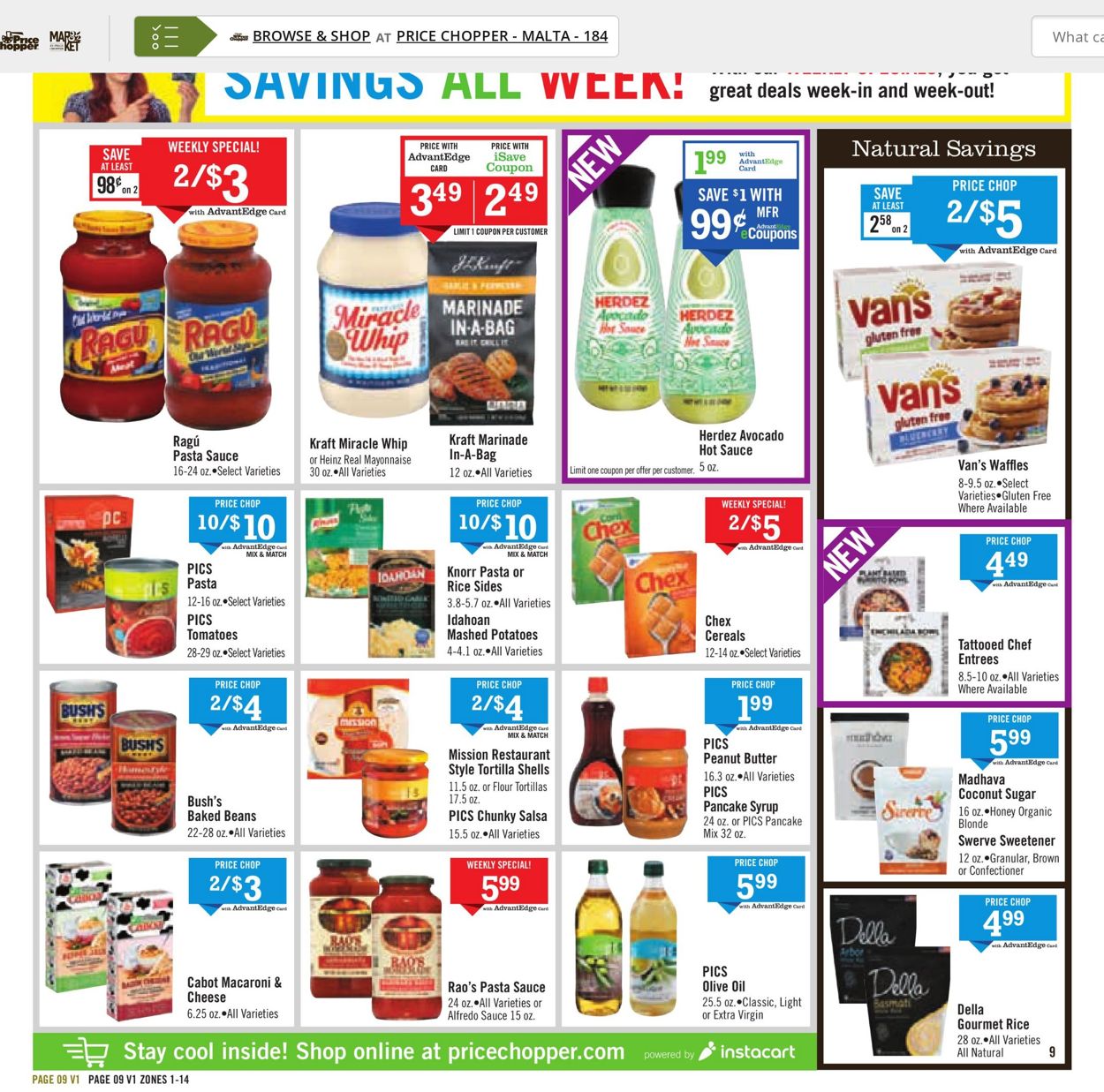 Catalogue Price Chopper from 08/01/2021
