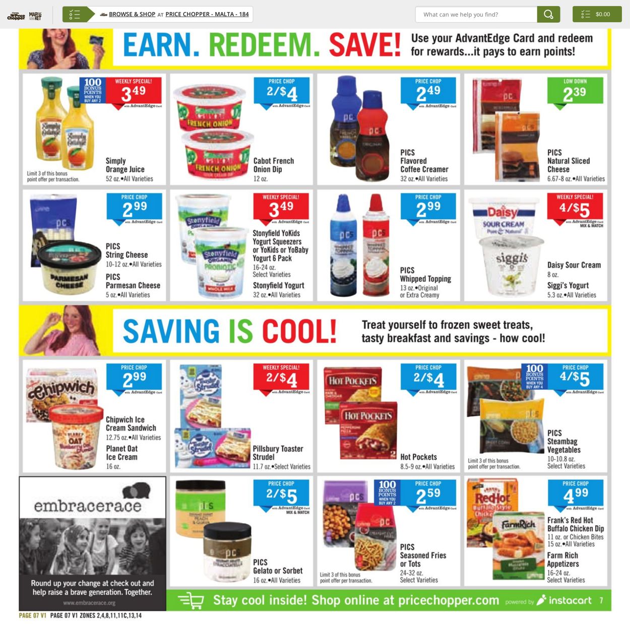 Catalogue Price Chopper from 08/15/2021