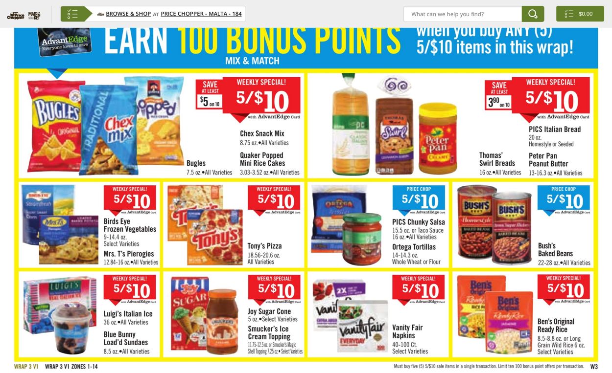 Catalogue Price Chopper from 08/22/2021