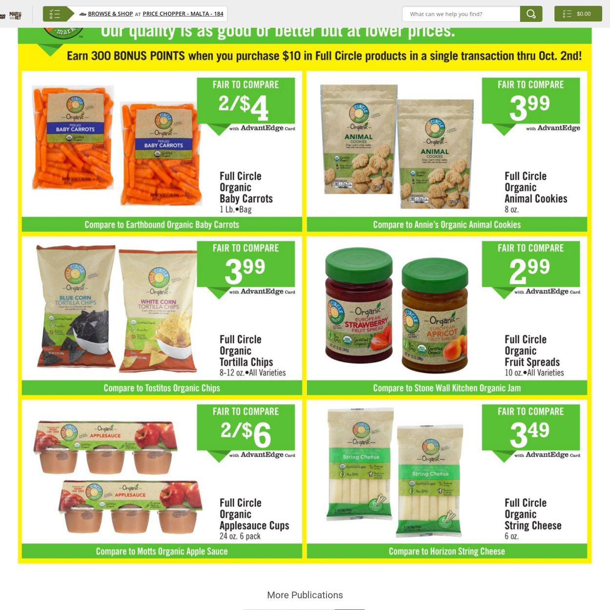 Catalogue Price Chopper from 09/02/2021