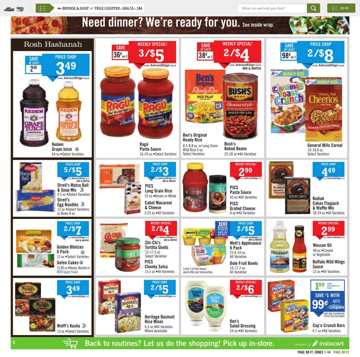 Catalogue Price Chopper from 09/05/2021