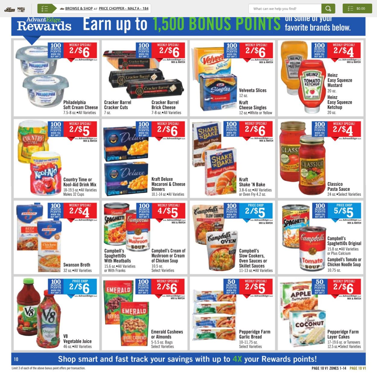 Catalogue Price Chopper from 10/10/2021