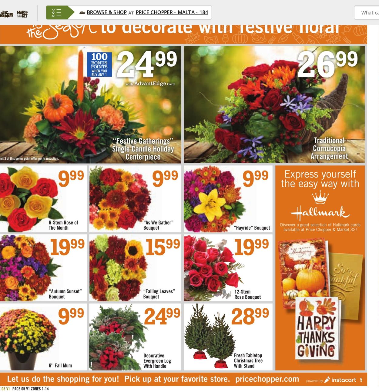 Catalogue Price Chopper THANKSGIVING 2021 from 11/21/2021