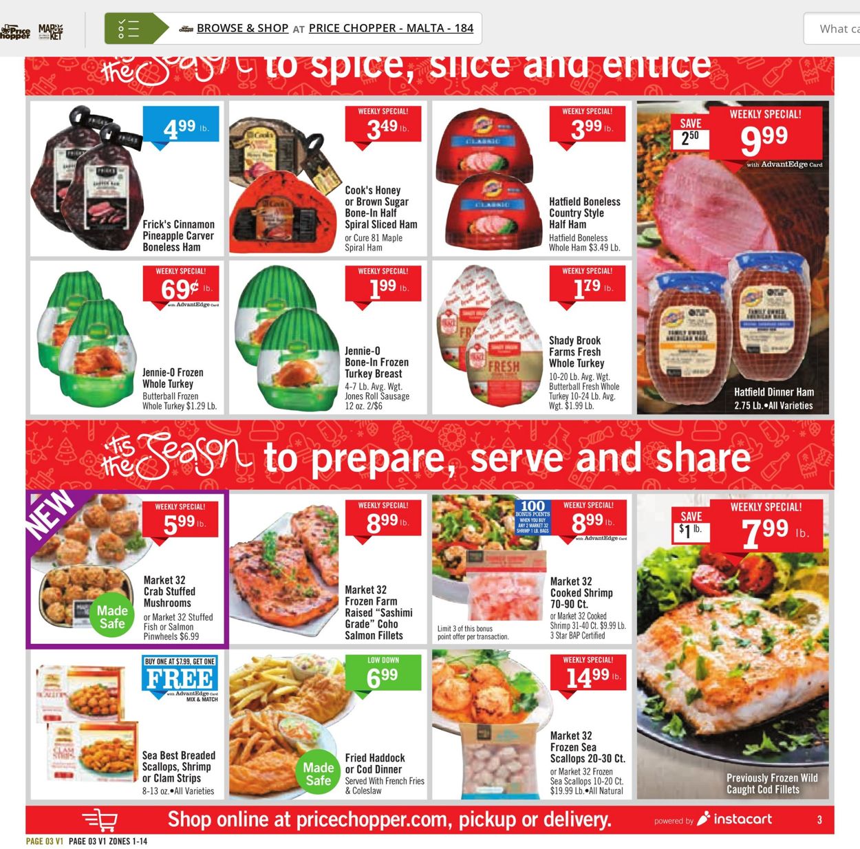 Catalogue Price Chopper CHRISTMAS 2021 from 12/12/2021
