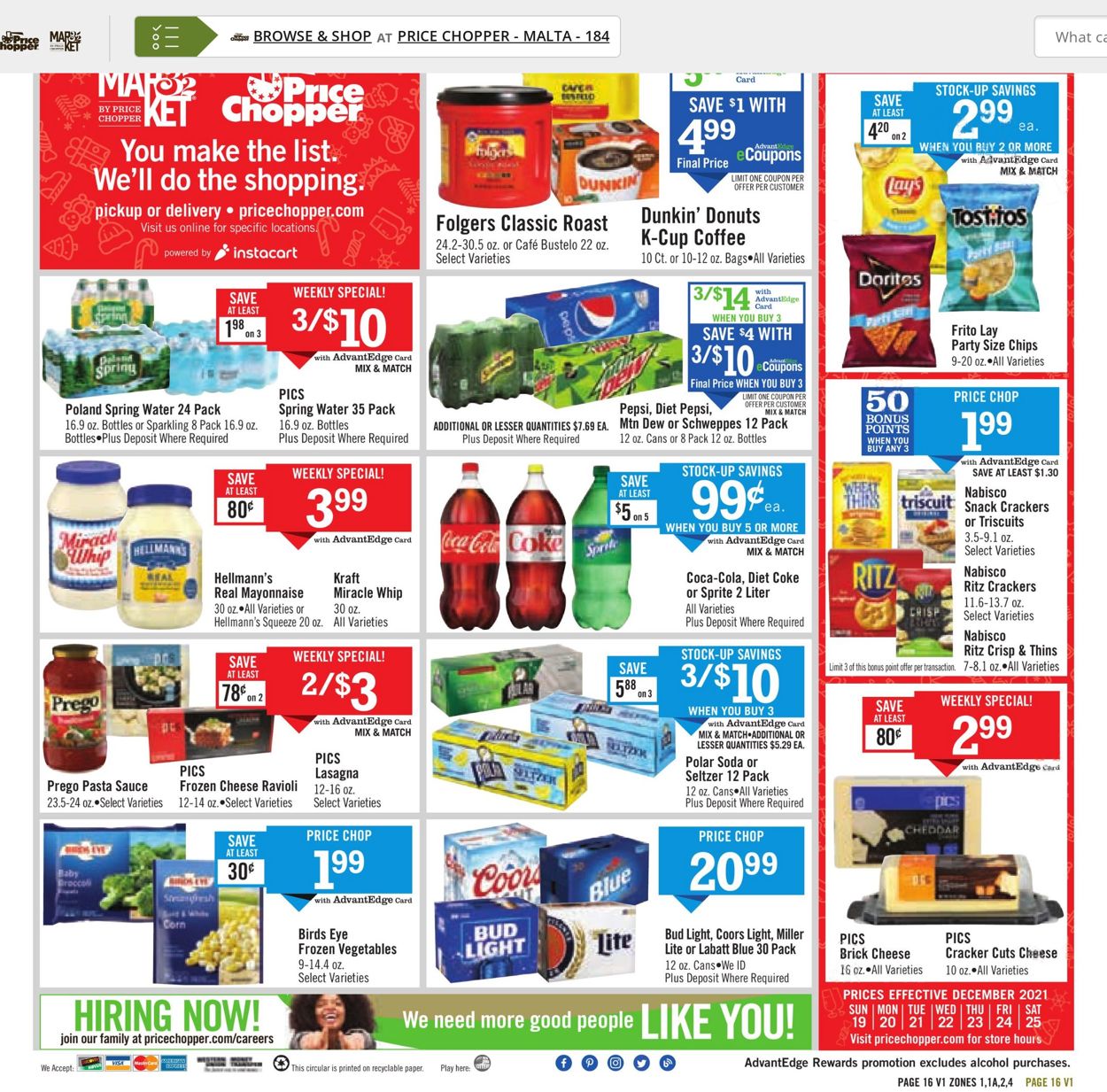 Catalogue Price Chopper CHRISTMAS 2021 from 12/19/2021