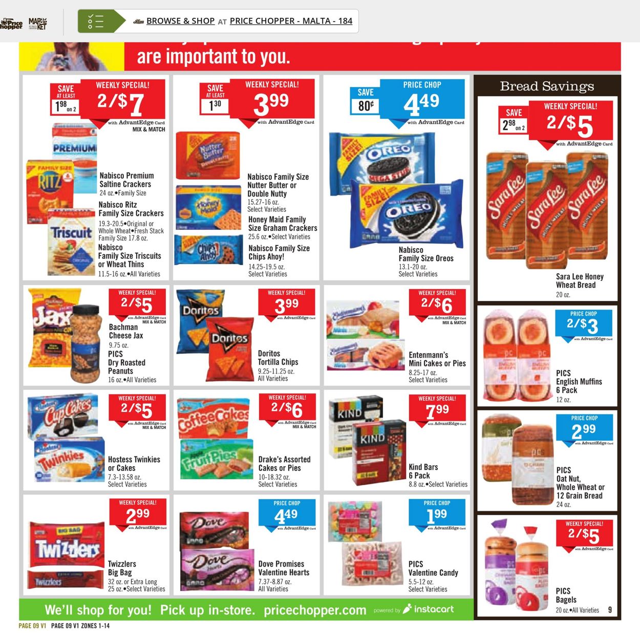 Catalogue Price Chopper from 01/16/2022