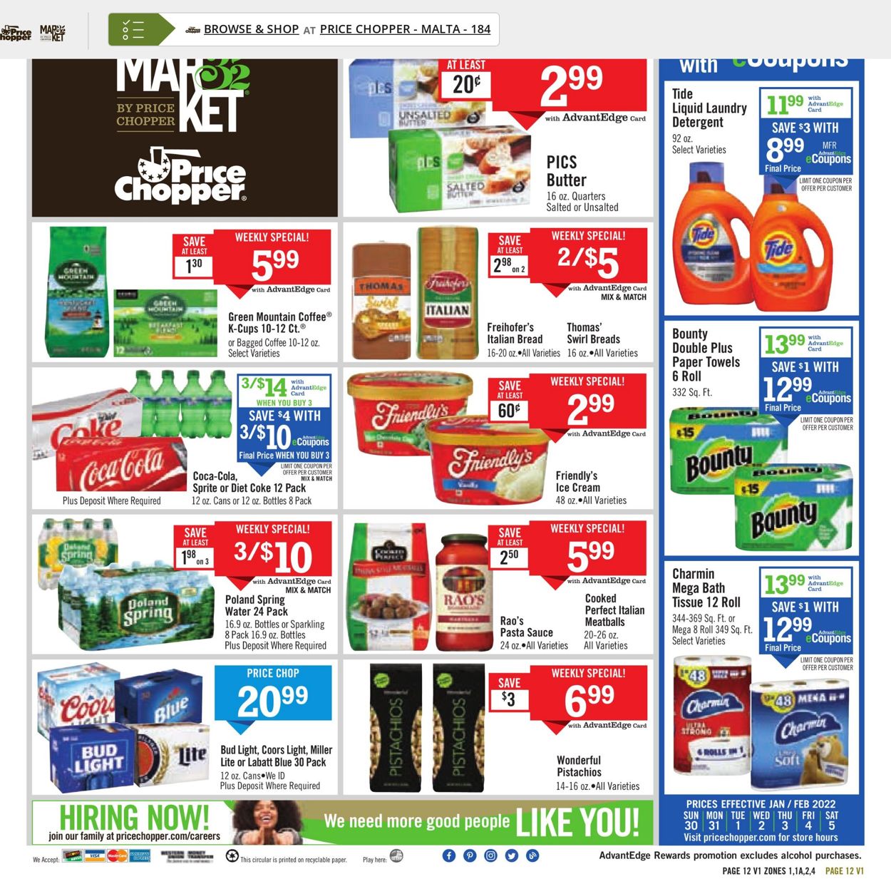Catalogue Price Chopper from 01/30/2022