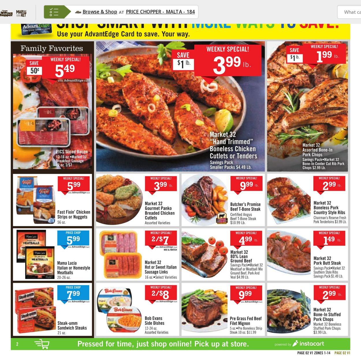 Catalogue Price Chopper from 03/13/2022
