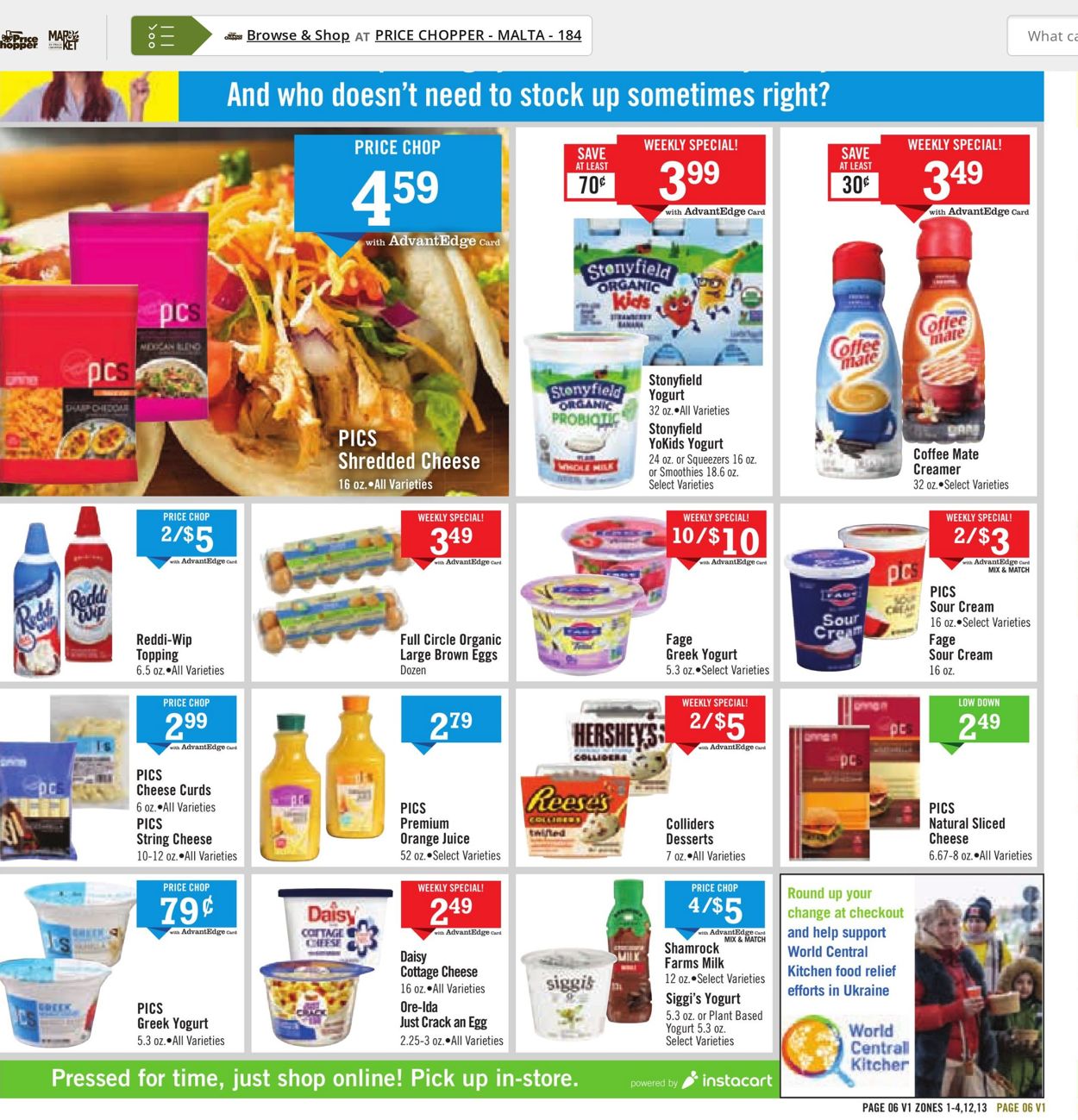 Catalogue Price Chopper from 04/17/2022